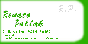 renato pollak business card